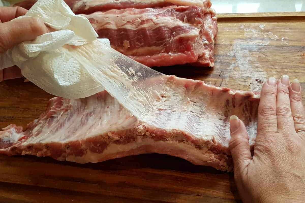 Can T Get Membrane off Ribs? 