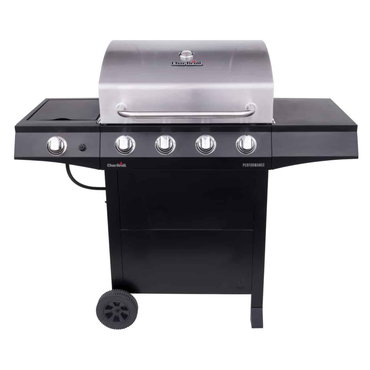 Char-Broil Performance 4-Burner gas grill isolated on white.