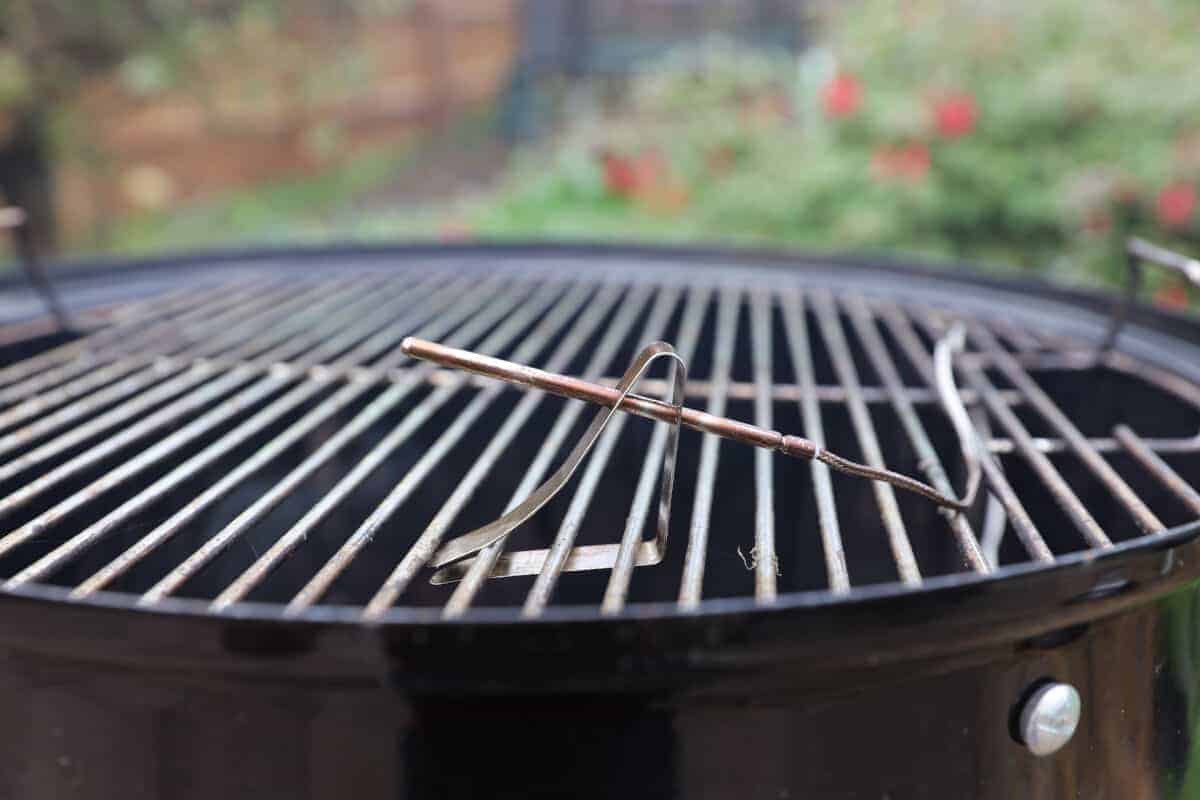 Thermopro tp08 pit probe on a weber .