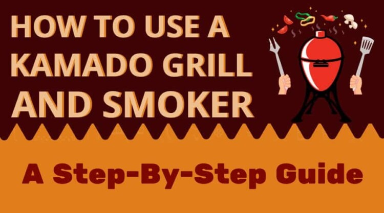 Top part of how to use a kamado infographic