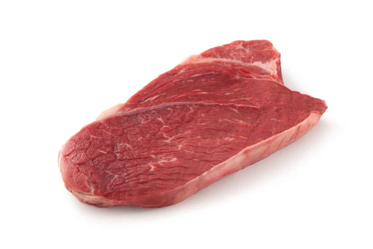 Shoulder Steak isolated on white