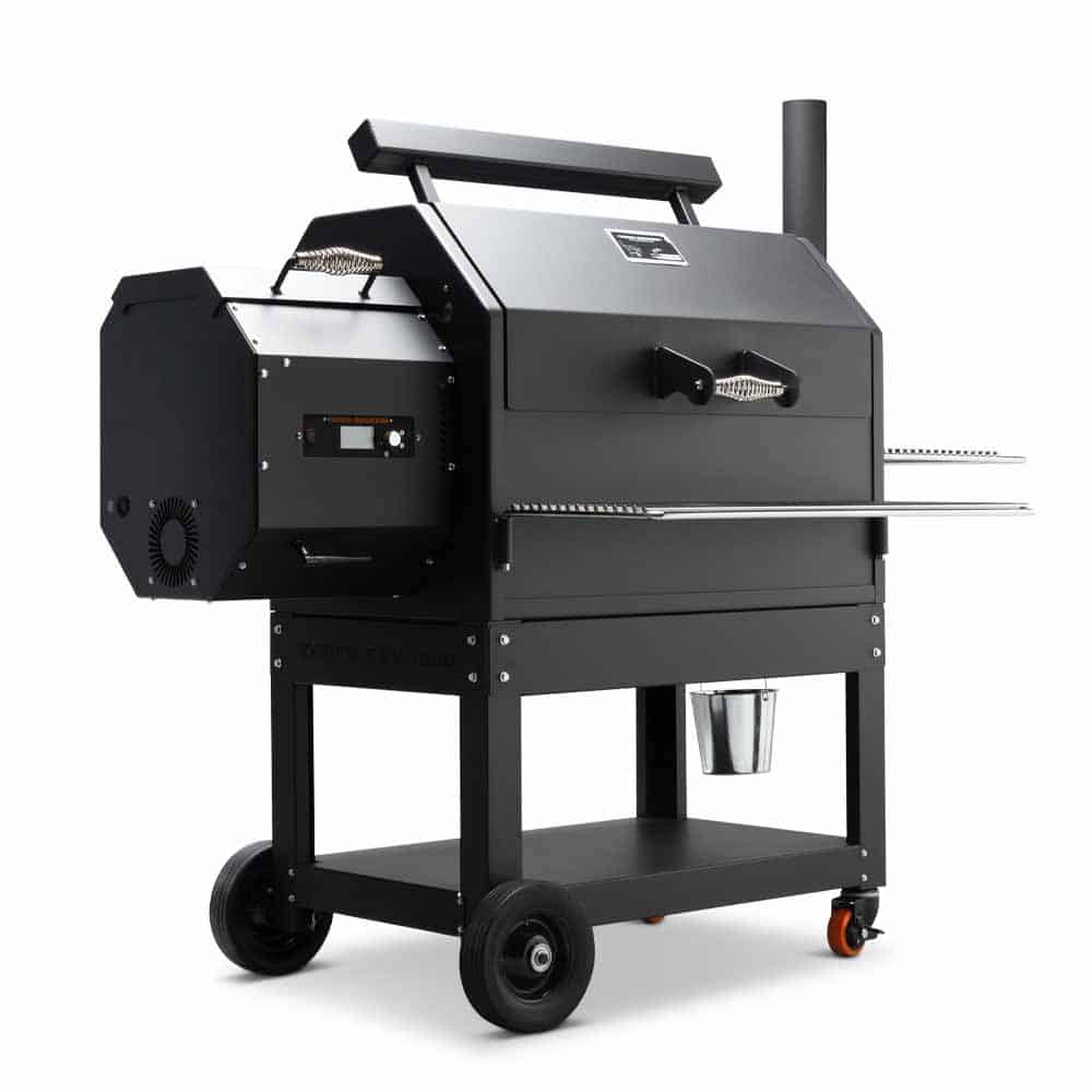 Yoder Smokers YS640s angled view isolated on wite