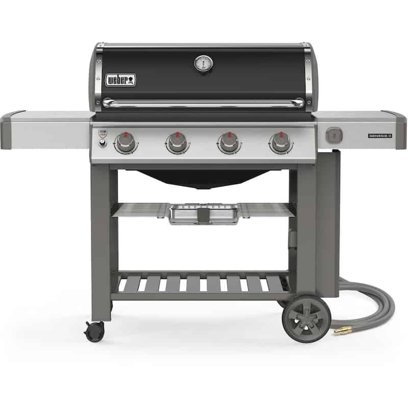 Weber Genesis II E-410 Natural Gas Grill isolated on white