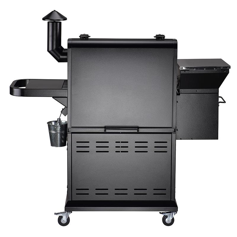zgrills 1000E - view of the back, isolated on white.