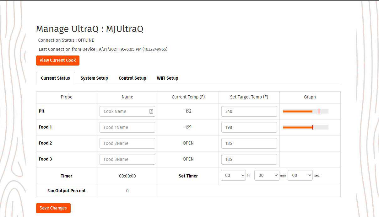 ShareMyCook device settings p.