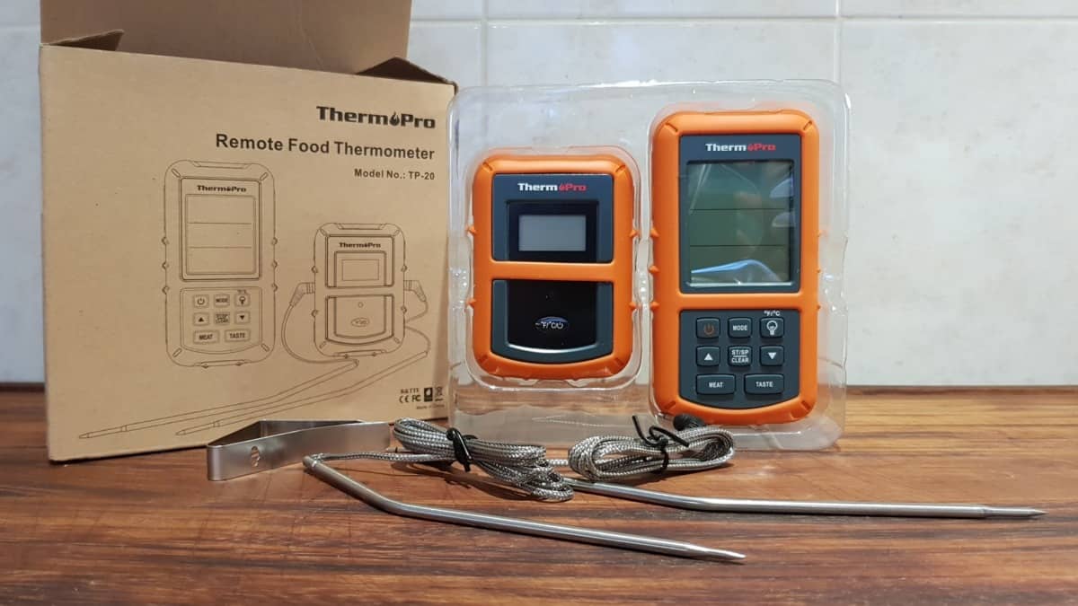 Thermopro tp20 on my kitchen table