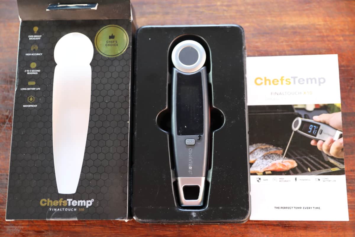 Best Instant Read Meat Thermometer 2022: The ChefsTemp Finaltouch X10