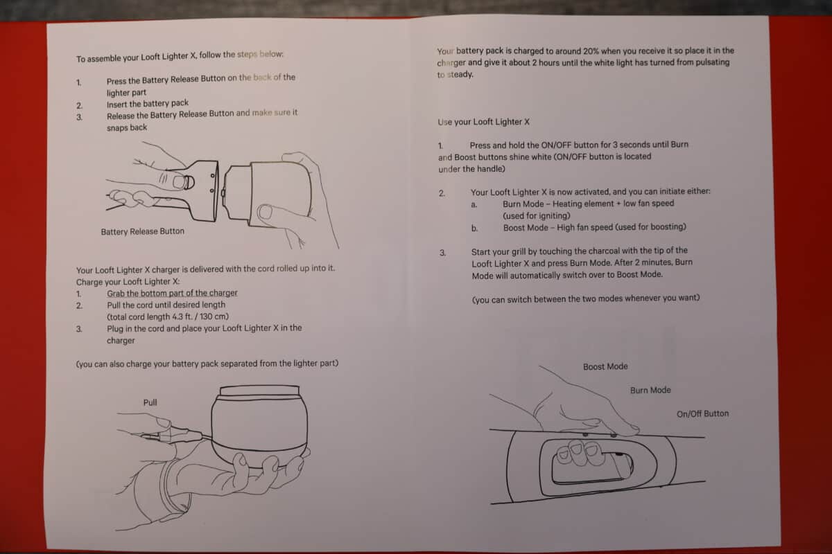 Looft Air Lighter X assembly instructions.