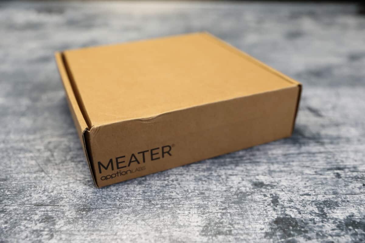 The MEATER Block box, looking as it arrives in the post